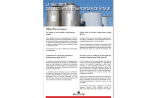 LA SÉCURITÉ DES ACTIVITÉS D’IMPORTANCE VITALE