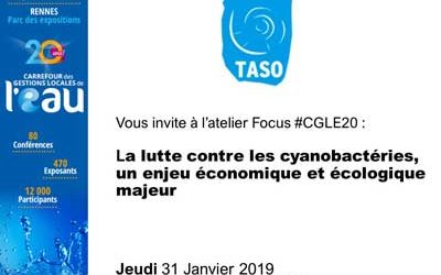 Découvrez au #CGLE20 comment TASO aide à lutter contre les cyanobactéries