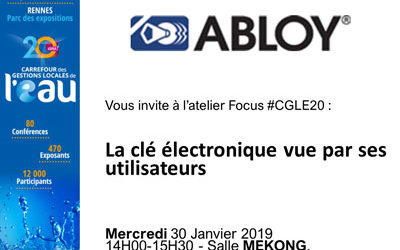 La clé électronique ABLOY CLIQ, plébiscitée par les collectivités locales pour la sécurisation des réseaux d’eau #CGLE20